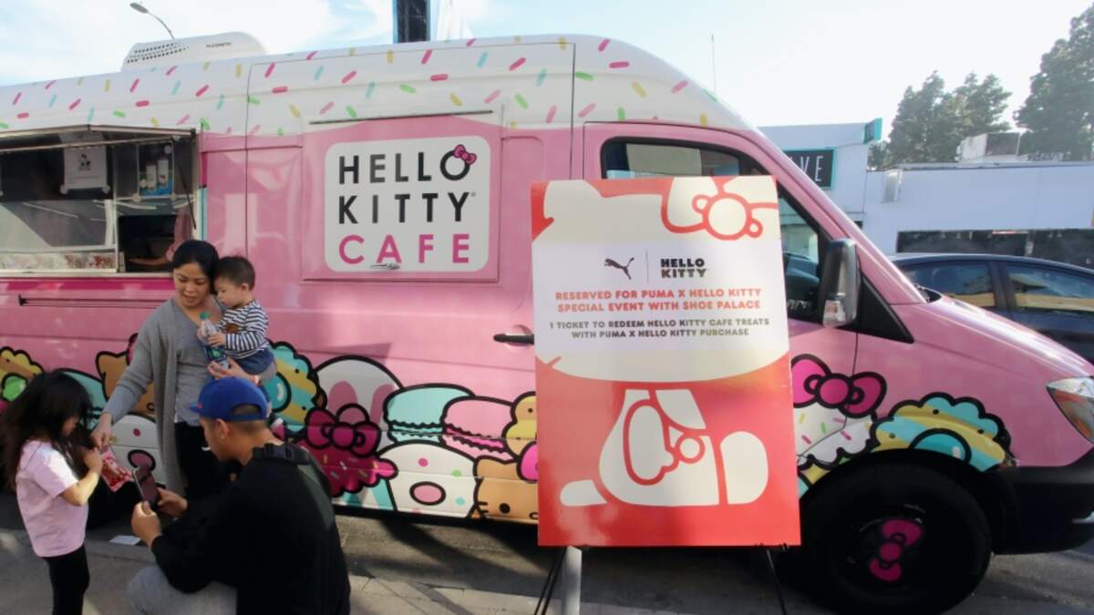 Hello Kitty Cafe Truck Brings Treats, Smiles to Fans