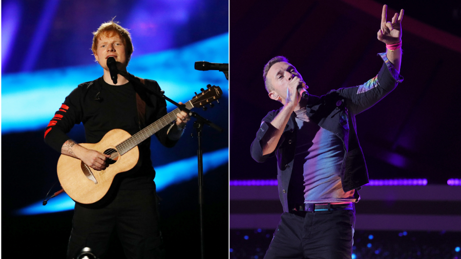 Ed Sheeran Joins Coldplay For 'Music Of The Spheres' Album Release ...