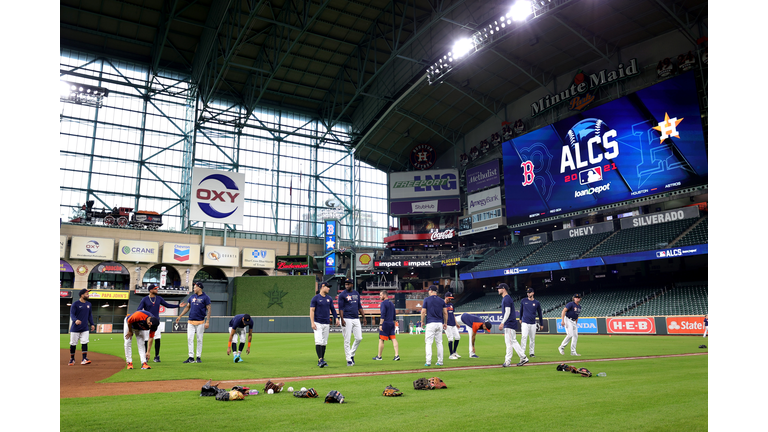 American League Championship Series - Workout Day