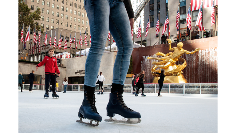 New York's Rockefeller Center Ice Rink Opens For The Season