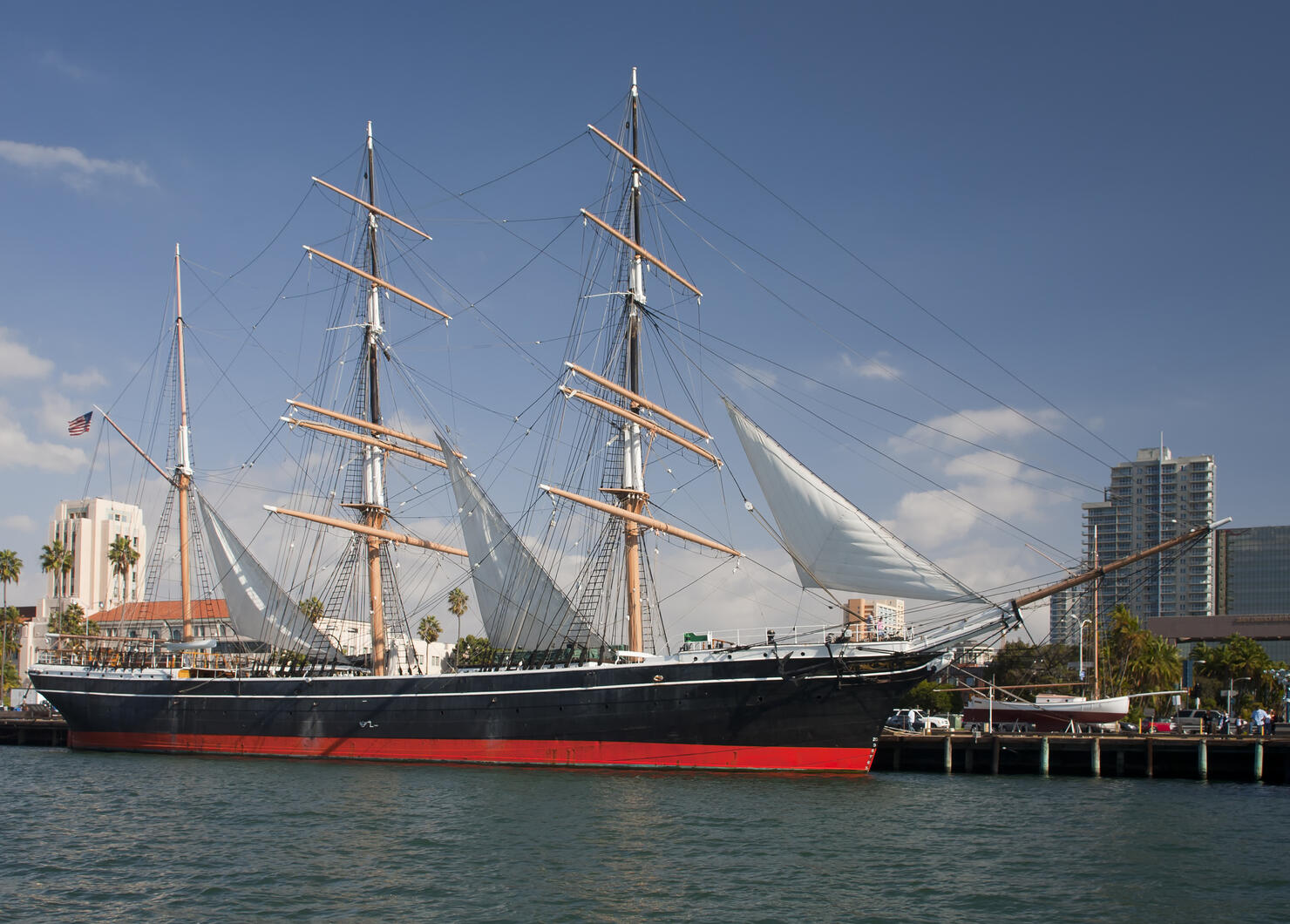 The Star of India is the world's oldest active sailing ship.