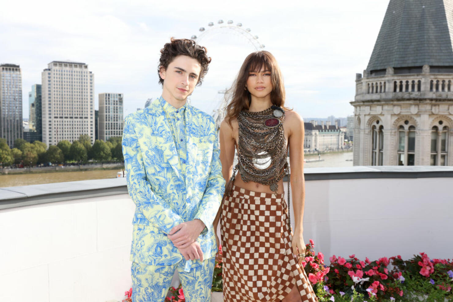 Zendaya & Timothée Chalamet Make Joint Red Carpet Return Wearing Vests —  See Photos