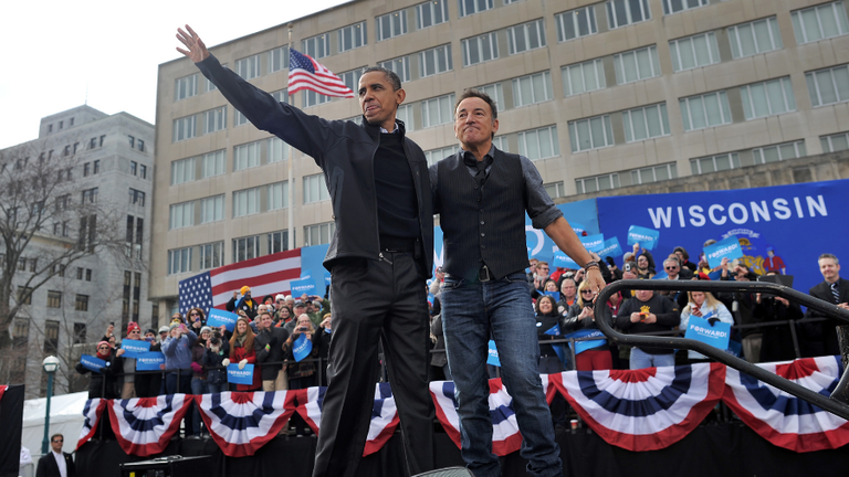 Bruce Springsteen + Barack Obama