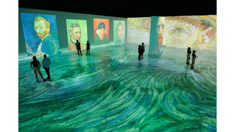 Beyond Van Gogh Miami Media Day at Ice Palace Studio
