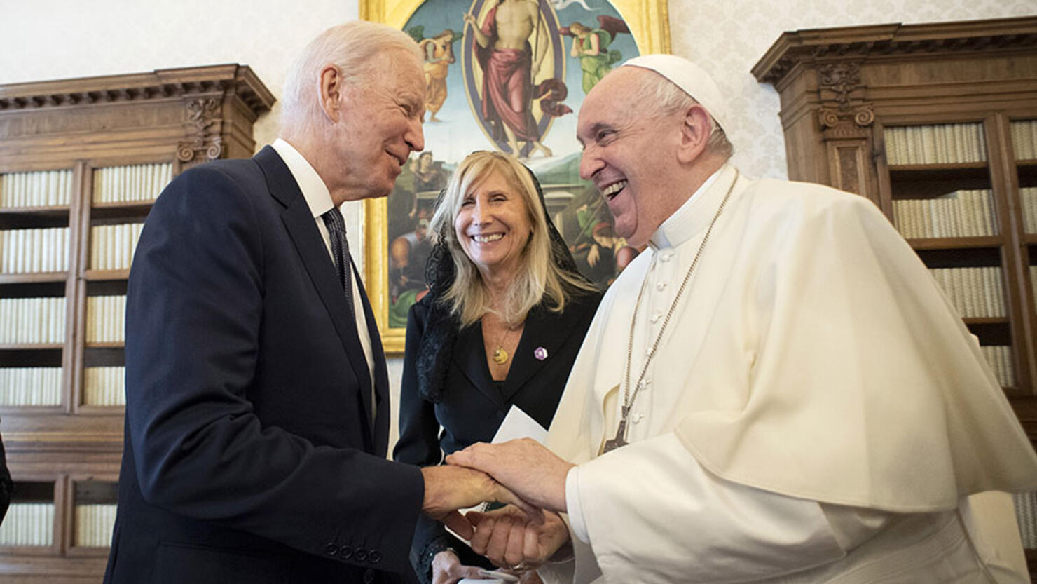 US President Biden Arrives At Vatican To Meet Pope Francis