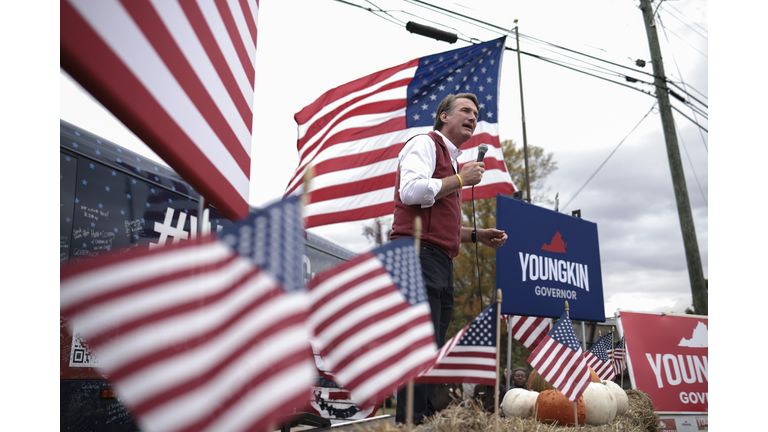 Glenn Youngkin Campaigns Ahead Of Next Week's Gubernatorial Election