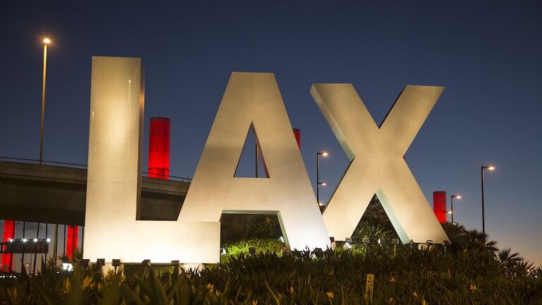 LAX sign