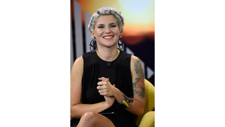 Rita Ora Guests On MTV's New Talk Show "Girl Code Live"