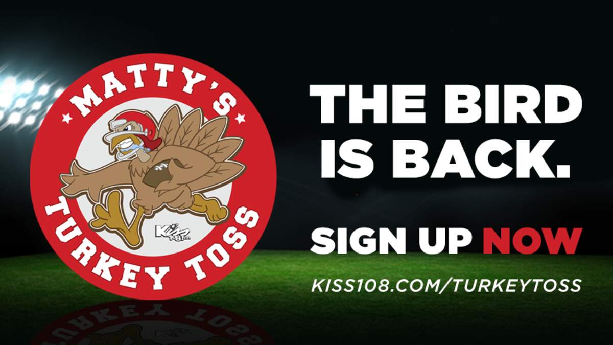 Sign Your Team Up For Matty's Turkey Toss 2021! Kiss 108 Billy