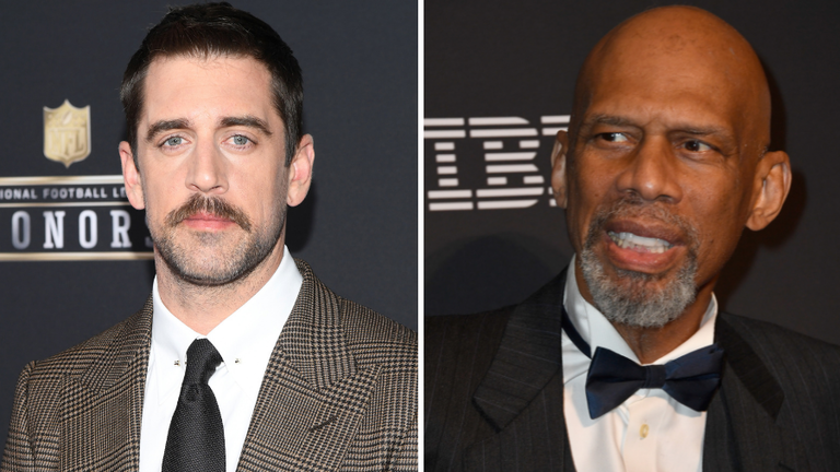 Aaron Rodgers + Kareem Abdul-Jabbar