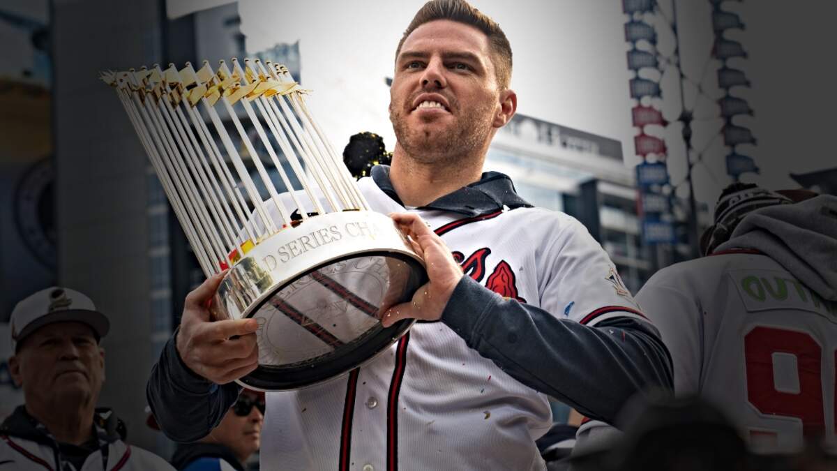 Atlanta, USA. 05th Nov, 2021. Pitcher Tyler Matzek addresses fans at a  ceremony after a parade to celebrate the World Series Championship for the  Atlanta Braves at Truist Park in Atlanta, Georgia