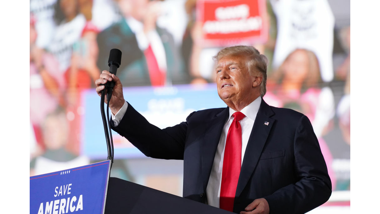 Former President Trump Holds Rally In Perry, Georgia