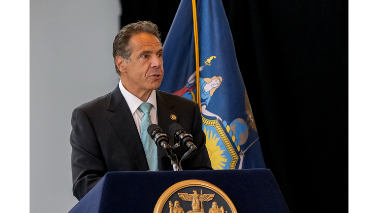 New York Governor Cuomo Makes Announcement About City's Reopening At The World Trade Center