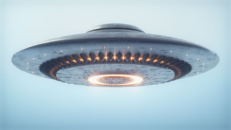 Unidentified Flying Object Clipping Path