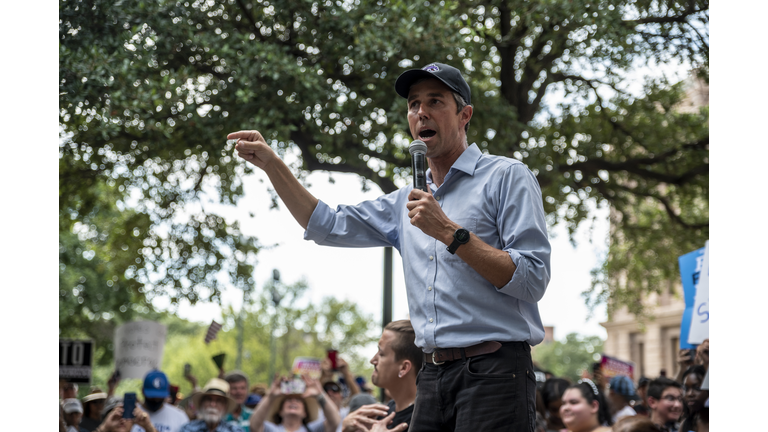 Beto O'Rourke And Texas AFL-CIO Hold Voting Rights Rally At State Capitol
