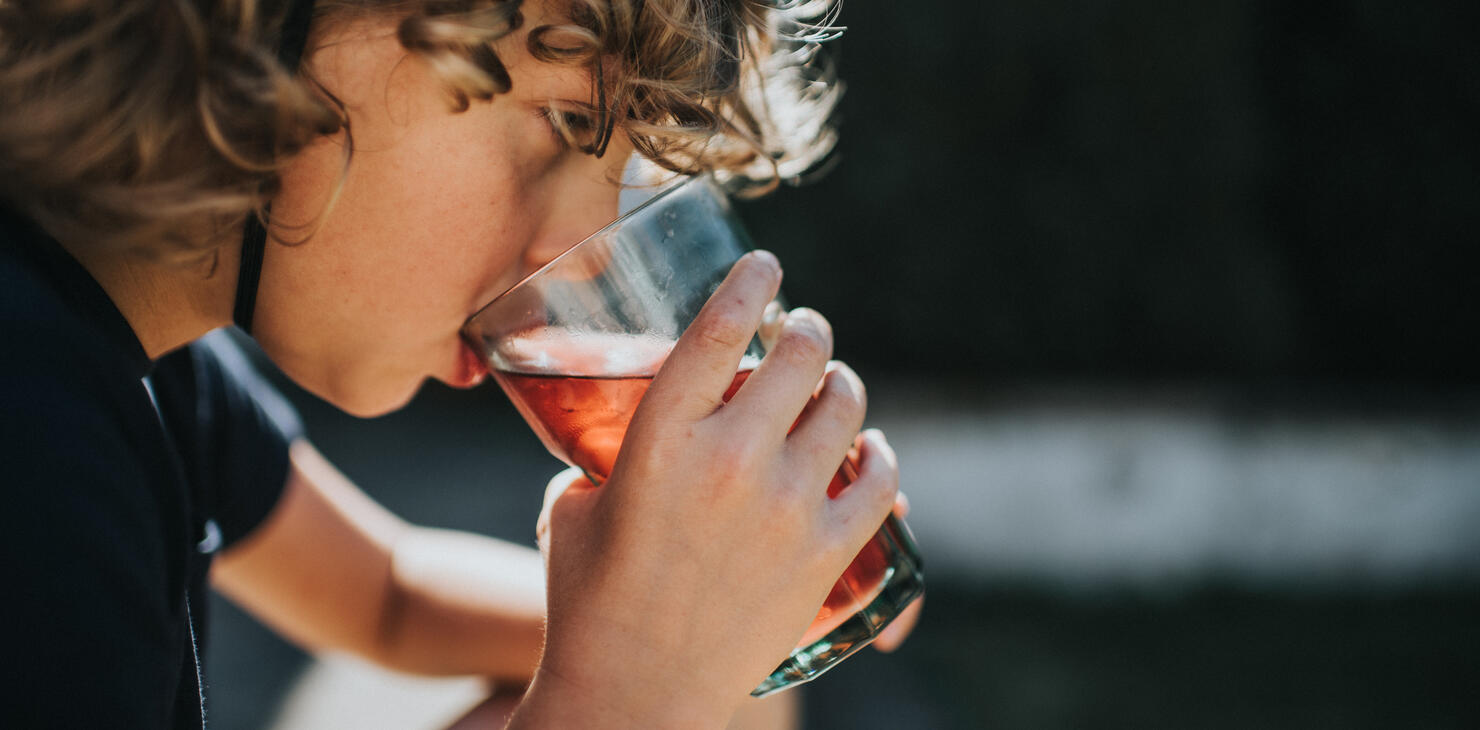 Child drinking Juice