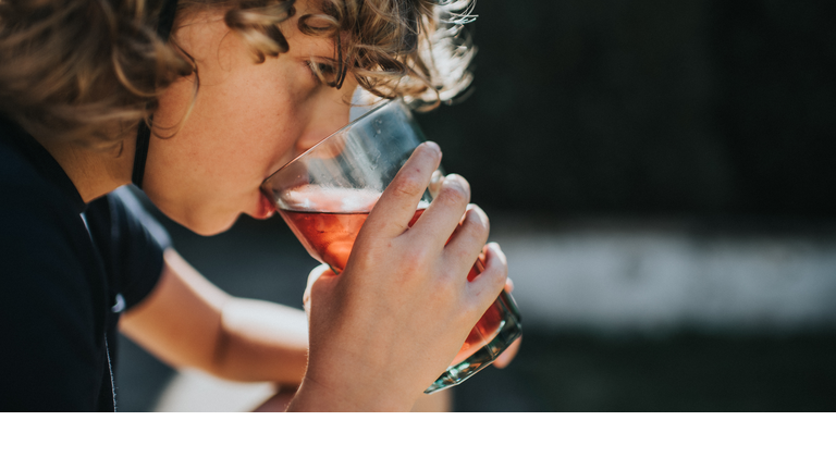 Child drinking Juice