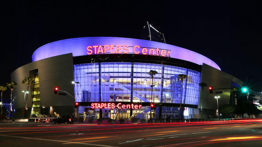 staples center logo