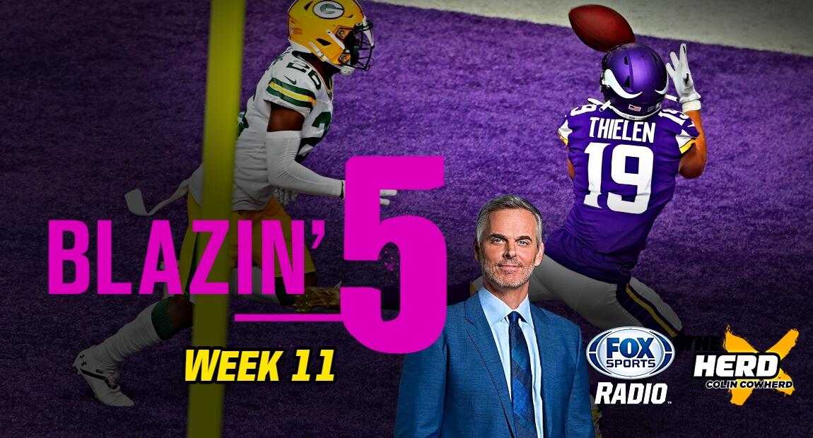 Colin Cowherd's 'Blazin' 5' NFL Week 1 best bets were all wrong