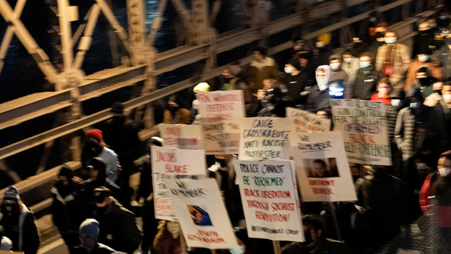 Activists Gather In NYC To Protest Verdict In Kyle Rittenhouse Trial