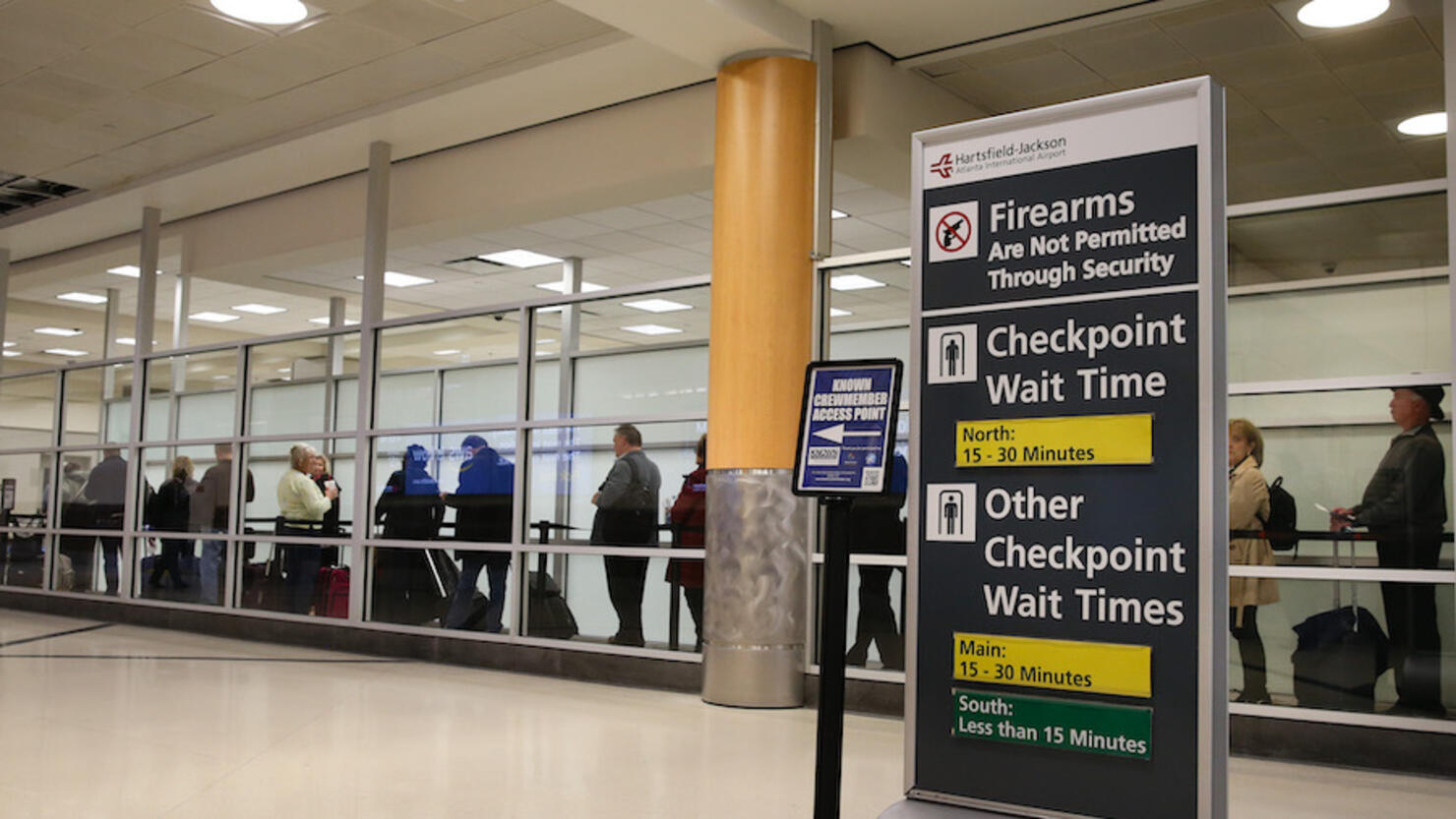 Airport Security Lanes Crimped In Atlanta Amid Shutdown