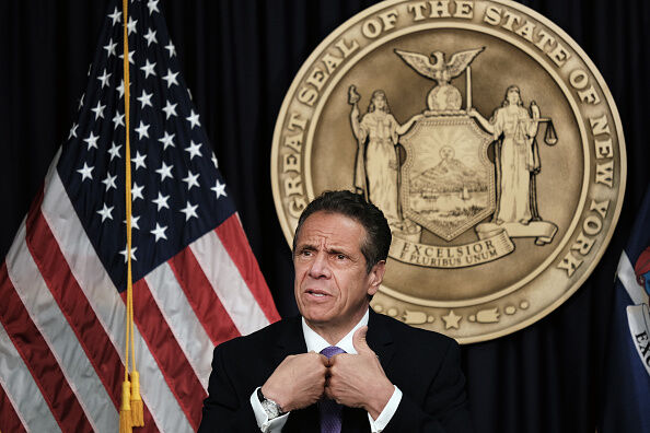 New York Governor Cuomo Makes Announcement In Manhattan