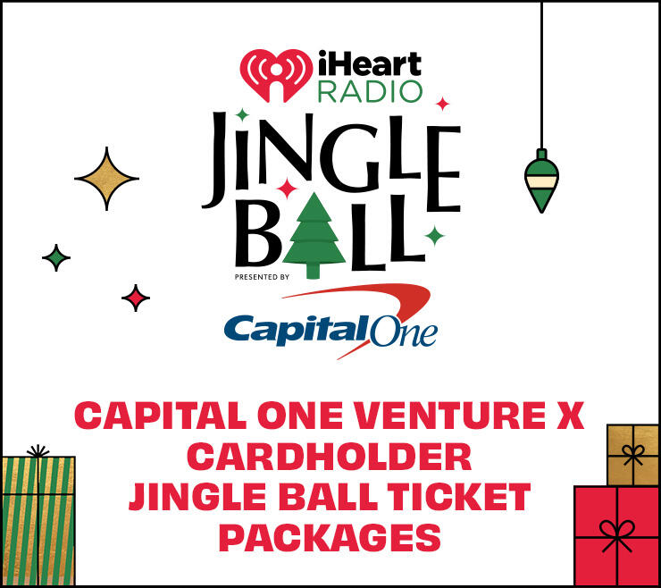 Capital One Venture X Cardholder Jingle Ball Ticket Packages