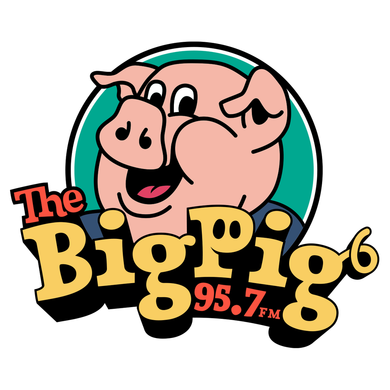 95.7 The Big Pig logo