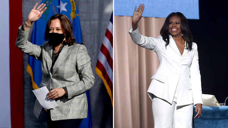 Michelle Obama + Kamala Harris