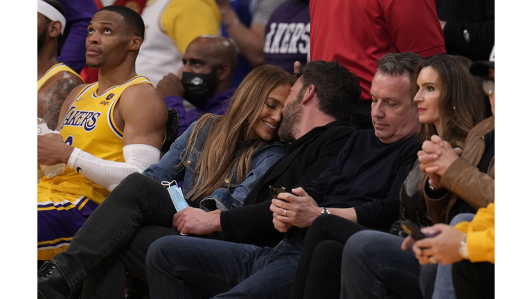 Los Angeles Lakers defeat the Boston Celtics 117-102 during a NBA basketball game at the Staples Center in Los Angeles.