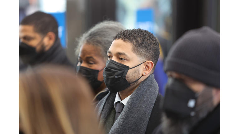 Actor Jussie Smollett Continues His Testimony In Hate Crime Trial In Chicago