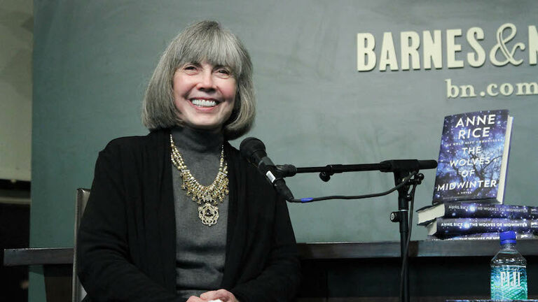 Anne Rice Signs Copies Of Her Book "The Wolves of Midwinter: The Wolf Gift Chronicles"