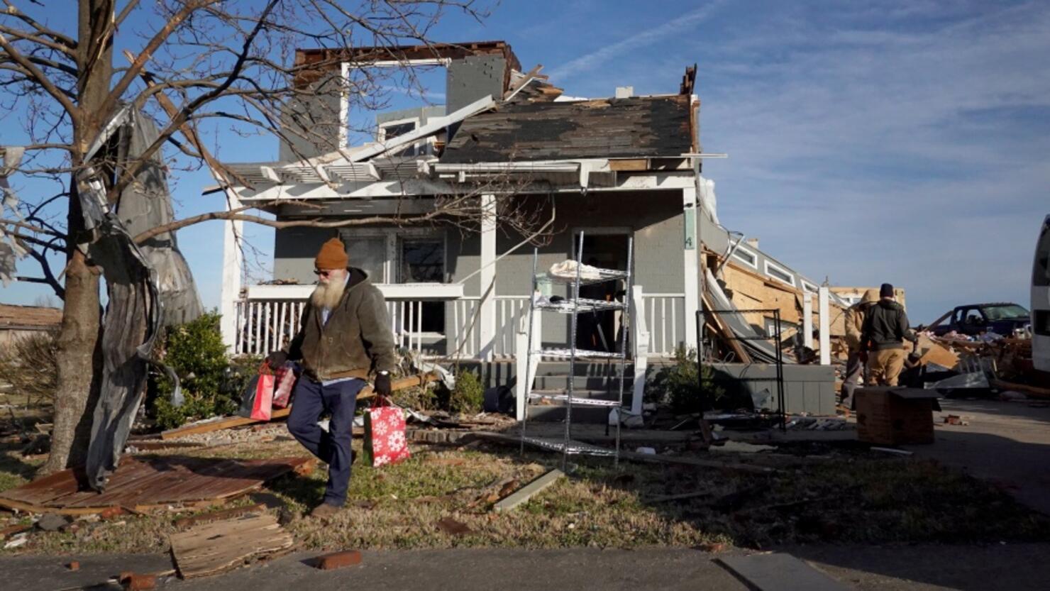 Swath Of Tornadoes Tear Through Midwest