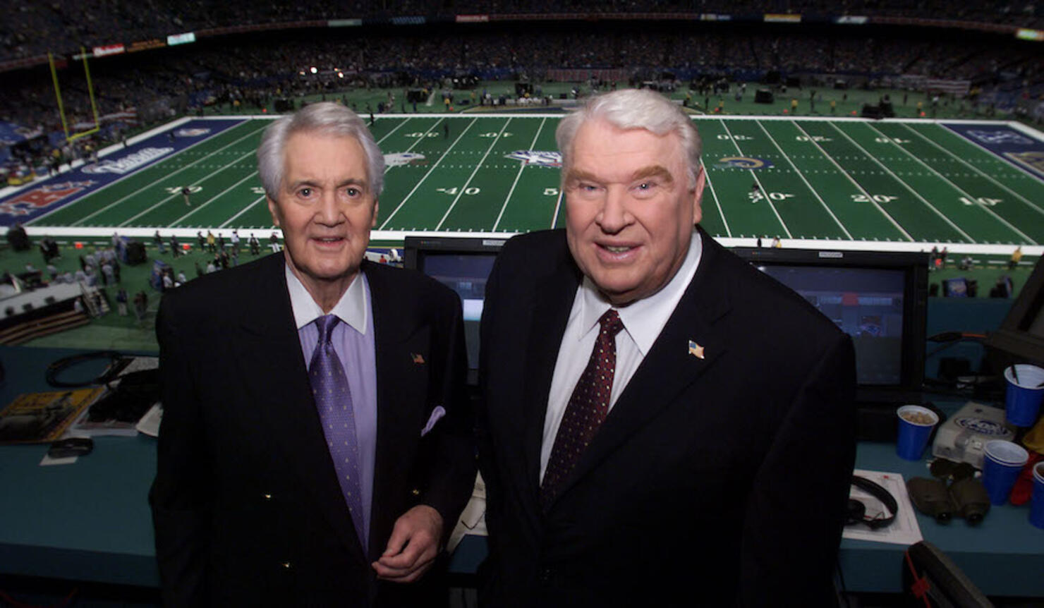 Super Bowl XXXVI - Pat Summerall & John Madden