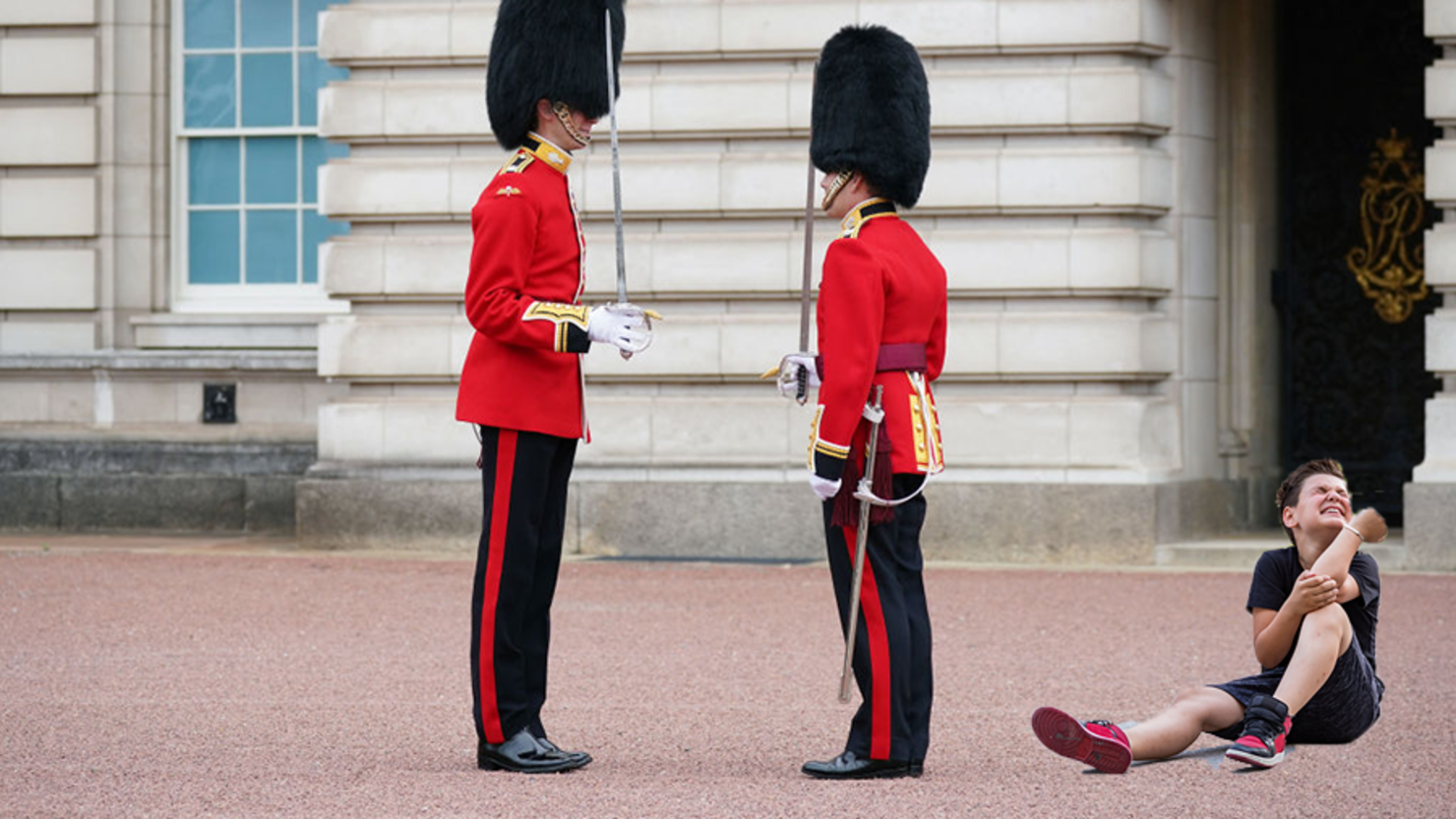 Video: Child Knocked Over by Queen's Guard, Was Accident, Spokesperson Says