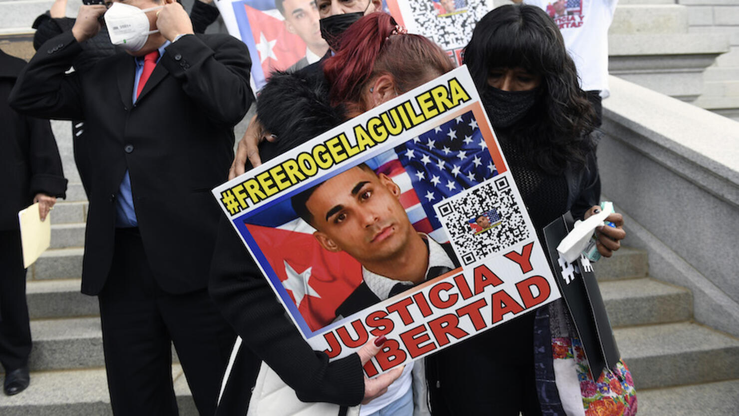 Rogel Aguilera-Mederos, rally, sentencing reform