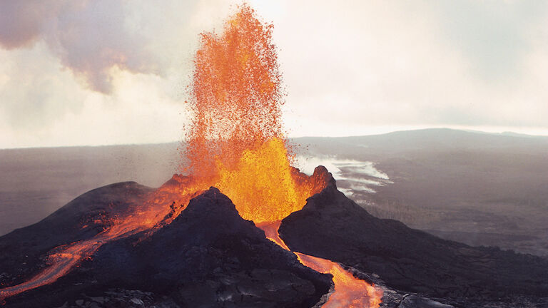 Kilauea Volcano Erupting