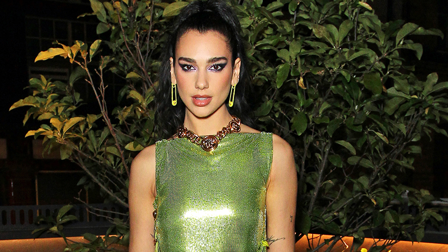 Dua Lipa Glimmers In See-Through, Chainmail Miniskirt | iHeart