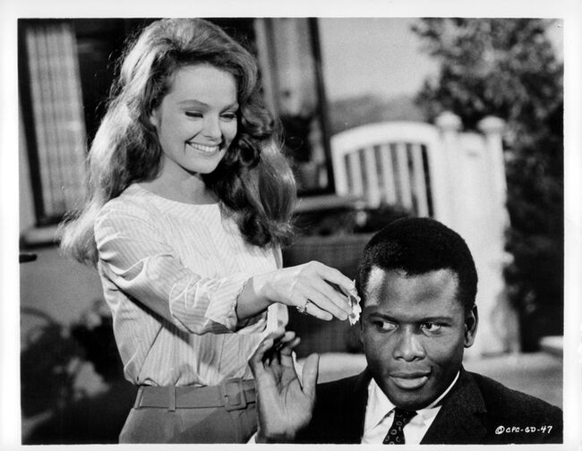 Katherine Houghton And Sidney Poitier In 'Guess Who's Coming To Dinner'