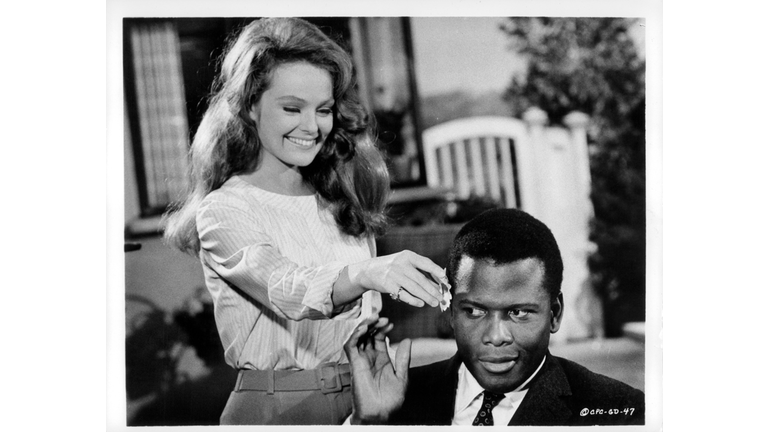 Katherine Houghton And Sidney Poitier In 'Guess Who's Coming To Dinner'