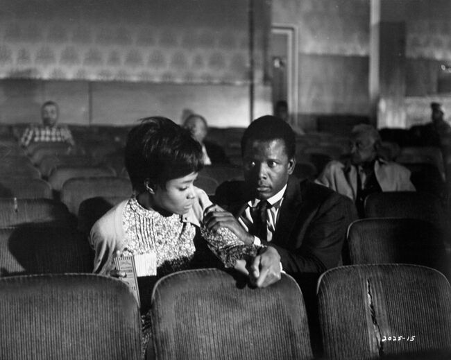 Beverly Todd And Sidney Poitier In 'The Lost Man'