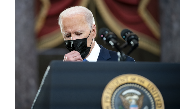 President Biden Speaks At U.S. Capitol On Anniversary Of January 6 Attack