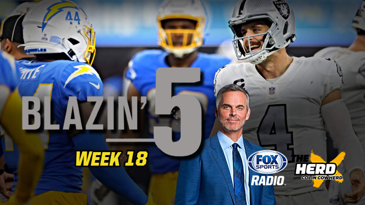 Blazing Five: Colin Cowherd Gives His 5 Best NFL Bets For Wild Card Weekend