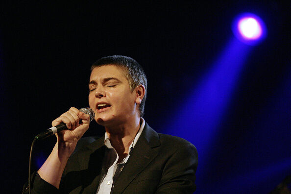 Irish singer Sinead O'Connor performs du