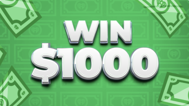 Listen For Your Chance To WIN $1000