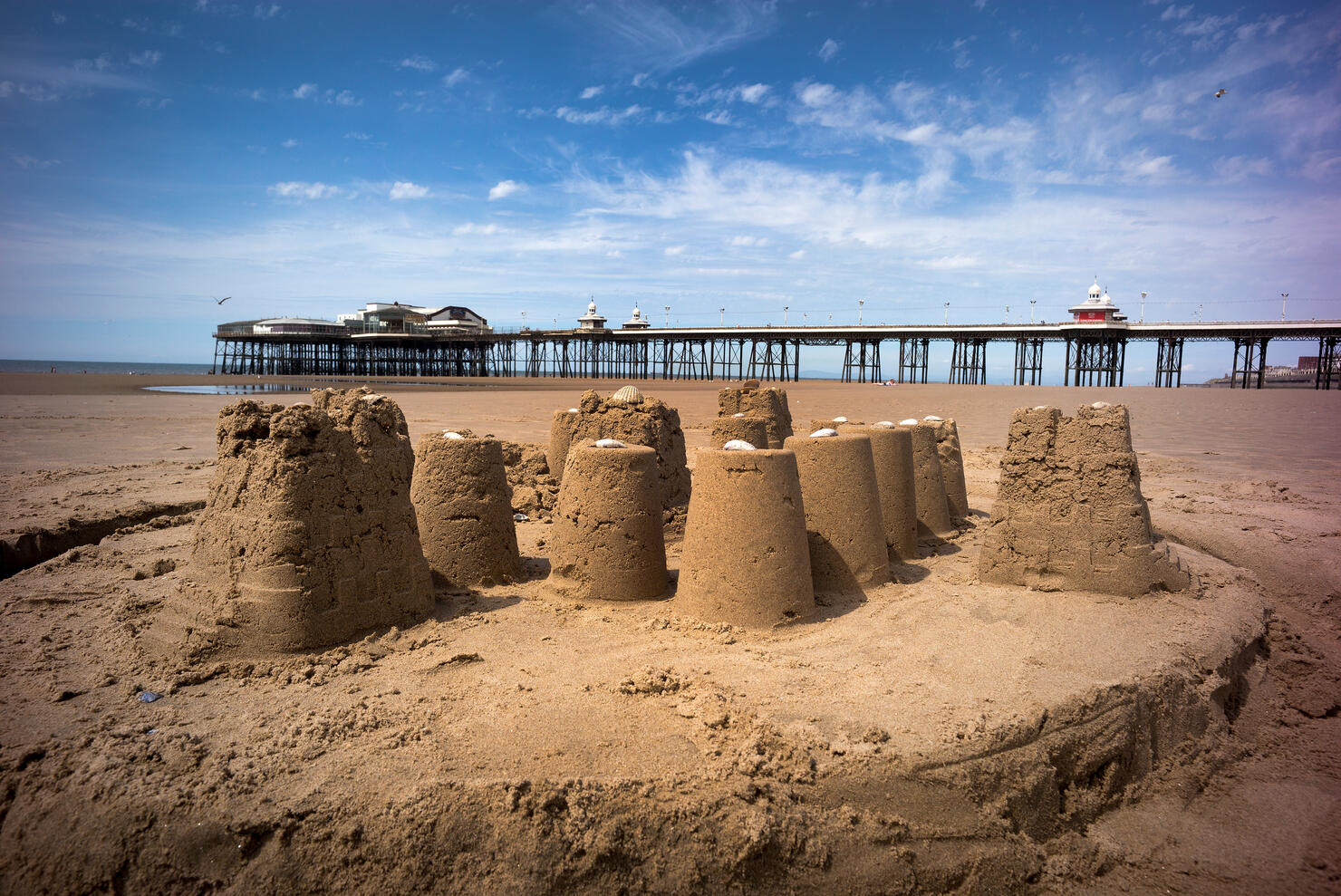 Holidaymakers Enjoy The Beach On Britain's Hottest Day Of 2017