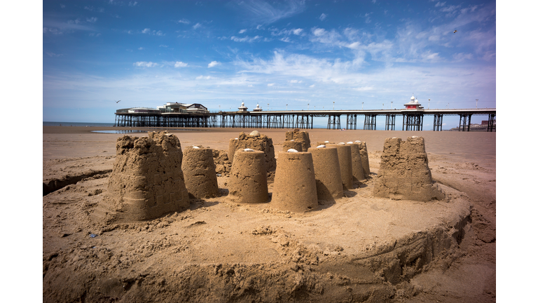 Holidaymakers Enjoy The Beach On Britain's Hottest Day Of 2017