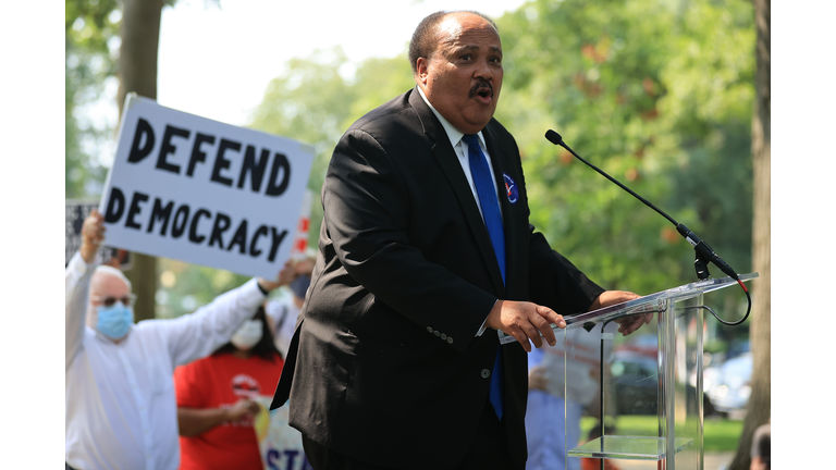 Voting Rights Activists Rally At US Capitol Building Urging Senate To Pass For The People Act