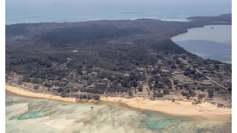 Views Of Tonga Following Volcanic Eruption And Tsunami