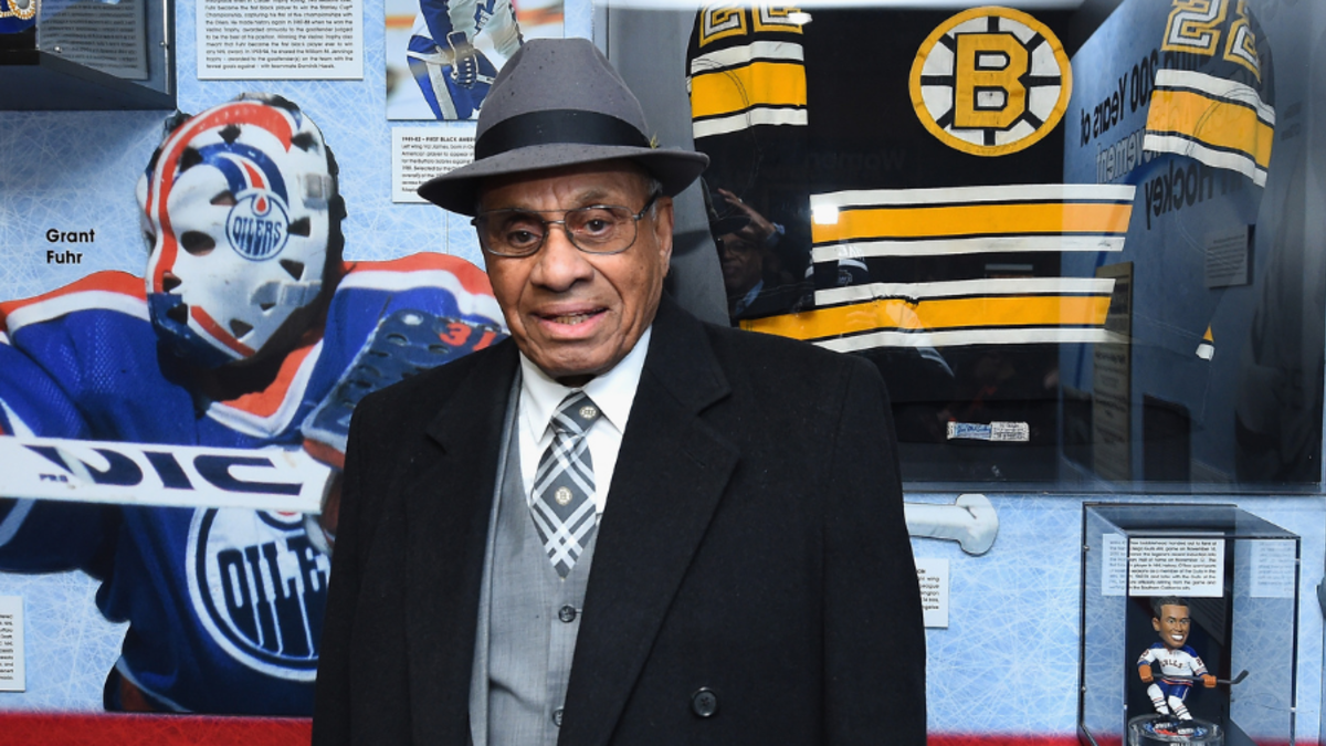 Willie O'Ree's hockey jersey is retired, 64 years after he broke